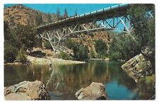 California c1960's Kern River, Anglers' Paradise, bridge, fishing picture
