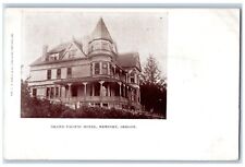 c1905 Grand Pacific Hotel Exterior Mansion Field Newport Oregon Vintage Postcard picture
