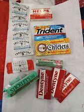 Estate Lot Vintage Gum Candy NOS Dentyne Trojans Chicklets Luxury Trident  picture