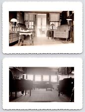 c1950s Mid Century Modern Interior~Home Furniture~2 Vintage Original MCM Photos picture