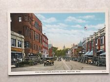 i473 Postcard MA Massachusetts High Street Main Medford picture