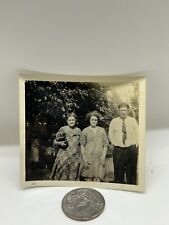 Antique 1920s Photo Man And Women Holding Old Camera, Topeka Kansas  picture