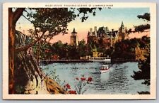 Boldt Estate Thousand Islands Saint Lawrence River Historic Riverfront Postcard picture