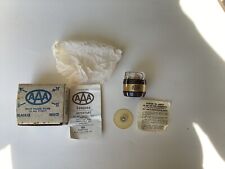 Vintage NOS Antique AAA Auto Club Directional Compass Black  & Gold COMPLETE picture