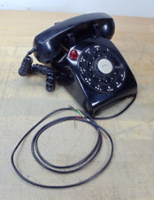 Vintage Western Electric Bell System Rotary Desk Office Telephone Black #WY 500 picture