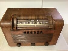 VINTAGE 1940’S WESTINGHOUSE WOOD CASE TUBE RADIO MODEL WR-12X14 - Works picture