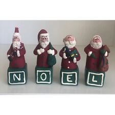 Mini Folk Art Santa NOEL 3.25