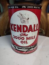 Vintage Antique Kendall 1 Qt. Empty Oil Can picture