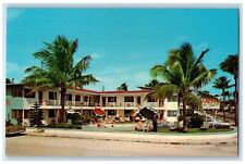 c1960's Coral key Apartment Swimming Pool Lauder-by-the-sea Florida FL Postcard picture