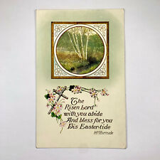 Postcard Easter Birch Tree Forest H.M. Burnside Verse 1916 Unposted  picture