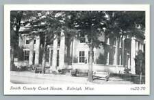 Smith County Court House RALEIGH Mississippi~Houston's Cafe Bus Stop Advertising picture