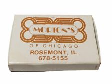 VTG Matchbox - Morton's Of Chicago - Rosemont, IL (No Matches) #69 picture