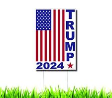 Trump 2024 American Flag Political Presidential Campaign - 16 inch by 24 inch... picture