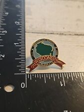 Wisconsin Sesquicentennial Celebrate 150 Years  1848 1998 Lapel Pin J3 picture