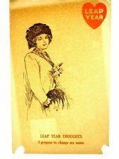 Leap Year Thoughts, I Propose to change my Name Postcard 1911 M.M. Rose picture