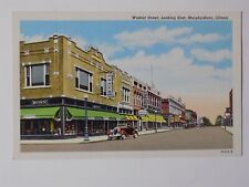 Murphysboro, Illinois IL ~ Walnut Street Looking East 1940s L736 picture