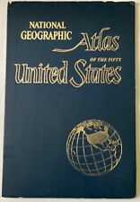 NATIONAL GEOGRAPHIC ATLAS OF THE FIFTY UNITED STATES - VINTAGE 1960 picture