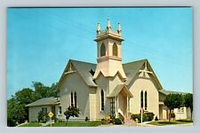 Gonzales CA-California, Gonzales Community Church, Vintage Postcard picture