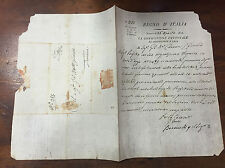 Antique Document Regno D' Italy Ferrara Bicentennial Cantonal Letter 1806 picture