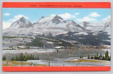 Postcard East Entrance to Glacier Park, Montana Vintage picture