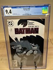 BATMAN #407 CGC 9.4 White Pages | FRANK MILLER Year One Part Four | DC Comics picture