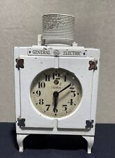 Vintage 1930's GE Refrigerator Clock Telechron Original Paint Non Working picture