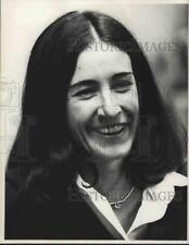 1979 Press Photo Kathleen Brown Rice during visit to Albany, New York picture
