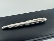 MONTBLANC SOLITAIRE PLATINUM PLATED W.A. MOZART FOUNTAIN PEN NEW 100% GENUINE picture