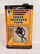 Vintage 1940's GM 1 Quart Shock Absorber Advertising Motor Oil Can Sign Nice Can picture