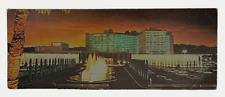 Postcard Ceasars Palace Hotel & Casino Las Vegas NV Night Fountains 9 x 3.5 picture