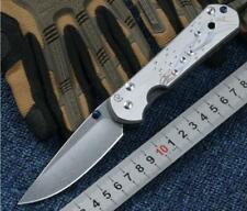 Y-START Camping Knife Hunting Folding Knife  TITANIUM Handle S35vn Blade KF-05 picture