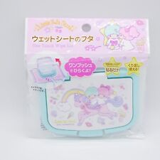 Sanrio JAPAN Little Twin Stars One Touch Wet Tissue Baby Wipe Lid 10.7x7.5x1cm picture