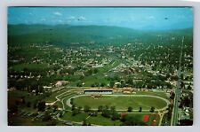Rutland VT- Vermont, Aerial Of Town Area, Antique, Vintage c1966 Postcard picture