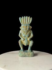 Egyptian Replica Artifact for God Bes from stone , Handmade Egyptian God Statue picture