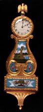 Eurich & Romeo Bicentennial Mahogany & Gold Gilt Lyre Clock Rare Only 500 Made  picture