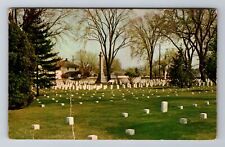 Winchester VA-Virginia, National Cemetery, Antique, Vintage Souvenir Postcard picture