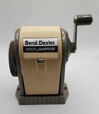 Vintage Berol Dexter Apsco Manual Crank Pencil Sharpener 6 Holes (F-2) picture