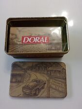 Vintage 1996 DORAL CIGARETTE Tin With Box Of Wooden Matches TOBACCOVILLE, NC picture