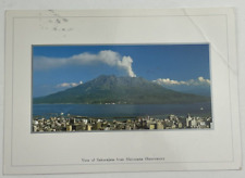 1990s Postcard Japan Kagoshima View of Sakurajima from Shiroyama Observatory picture