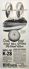1937 Wilson Sporting Goods Golf Ball K-28 Vintage Print Ad Man Cave Poster Art picture