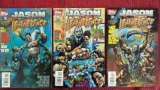 Jason Vs Leatherface #1 2 3 Full Set Friday The 13th Topps Comics Bisley (1995) picture