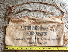 Vintage Austin Hardware & Home Center Tool Nail Apron IN Indiana picture