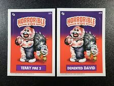 Terrifier 2 Art the Clown Horrorible Kids 2 Card Set Garbage Pail Kids Spoof picture