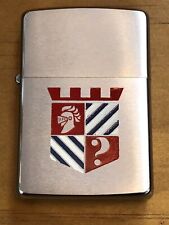Vintage Advertising Zippo Lighter 1950-1957 Knight Shield With Question Mark picture