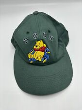 Vintage Winnie the Pooh Green Used Hat Strapback Disney Store EUC picture