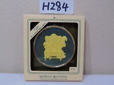 HALLMARK KEEPSAKE ORNAMENT IN BOX NORMAN ROCKWELL CAUGHT NAPPING CHRISTMAS 1984 picture