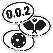 Pickleball Car Magnets - 3 Pack (includes one of Each Design) - 6