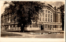 Postcard Real Photo Memorial Hall Eureka Kansas RPPC Unposted picture