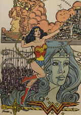1992 WONDER WOMAN Poster by George Perez 13.25