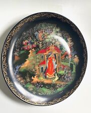 Hand Painted Russian Legends Collector Plates Vinogradoff Porcelain 1988 #1031 3 picture